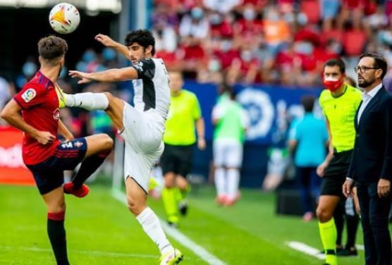 Jose Bordalas during the game.
